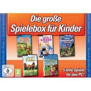 Die große Kinderspiele Box (22 Hundespiele / Meine Katzenwelt / Mein