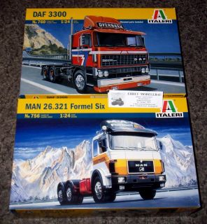 Truck Set Zugmaschine MAN 26.321 Formel Six + DAF 3300 Turbo 124