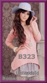 in1 Pullover LongshirtTunika Kleid+Größe 34 38+Rosa oder