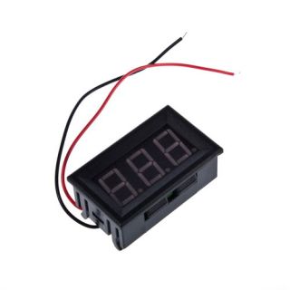 New Mini Digital Voltmeter 4.5 30V Red LED Vehicles Motor Voltage