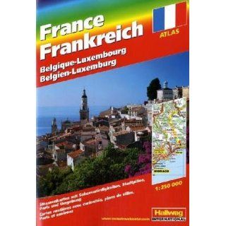 Straßenatlas Frankreich, Korsika 1  250 000 Strassenkarten mit