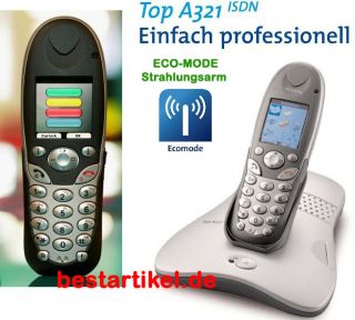 Swisscom TOP A321 Schnurloses ISDN Telefon ECO MODE