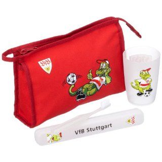 Brauns 251 VfB Stuttgart Fritzle Kulturbeutel Set, rot weiss: 
