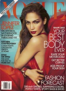 Vogue US 04/2012 Jennifer Lopez Ausgabe mit 328 Seiten