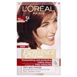 Oreal Excellence Permanent Hair Colour 5.6 Rich Auburn: 