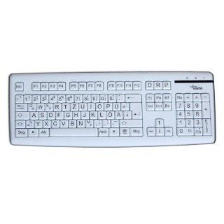 Accuratus 260 Tastatur für Sehbehinderte (USB Anschluss, volle