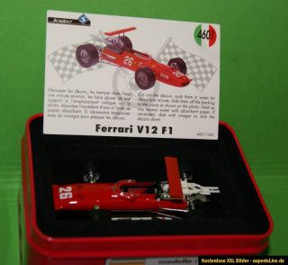 Sammler Modell Farrari V12 F1 von Solido in Metall Box