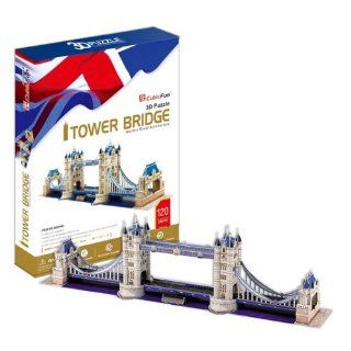3D Puzzle Sehenswürdigkeit Tower Bridge Brücke in London 120 Teile