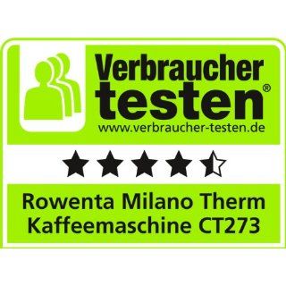 Rowenta CT 273 Kaffeeautomat Milano therm line schwarz/Edelstahl matt