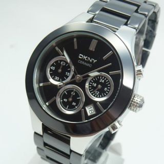 DKNY Keramik Uhr Uhren Damenuhr Armbanduhr Chrono NY4913 Ceramic