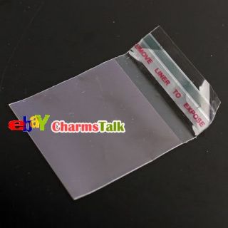 1800 Selbstklebend Folienbeutel Plastiktütchen Verpackung 6X4cm