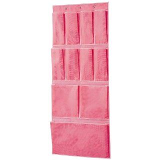 Russel Ltd Hängeorganizer für die Tür mit 11 Taschen, pink