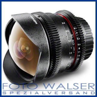walimex pro 8/3,5 Fish Eye II für Sony Alpha, Fischaugenobjektiv