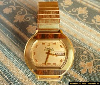 Bulova Accutron Vintage Watch USA Stimmgabel Uhr läuft gut 1973
