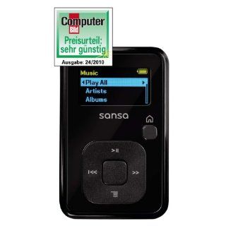 Sandisk Sansa Clip+  Player 4 GB (FM Tuner, microSD Slot) schwarz