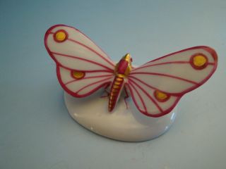 1111A1 374 Metzler Ortloff Porzellan Figur Art Deco Schmetterling