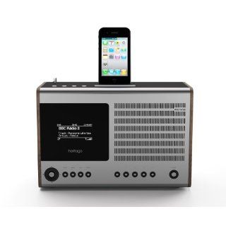Revo Heritage G2 Internet Radio (DAB / DAB+) mit Dock für Apple iPod