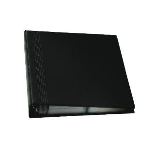 Sigel VZ301 Visitenkarten Ringbuch, zweireihig, A4, schwarz, matt, mit