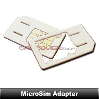 MicroSim Adapter Halterung für iPhone 2 3 4 4s iPad 2 Karte Card
