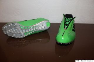 Adidas Powersprint 2 Herren Laufschuhe   Spikes Leichtathletik grün