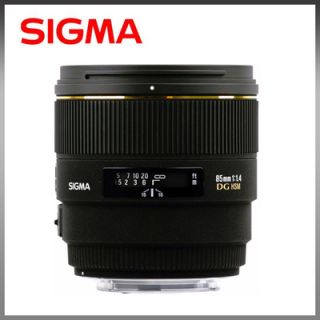 SIGMA 85mm 1,4 EX DG HSM Objektiv für Nikon Teleobjekt.