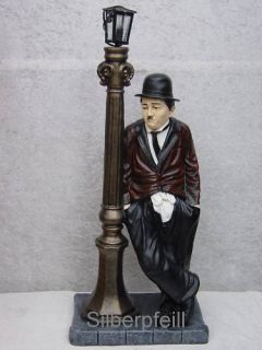 Charly Chaplin mit Lampe Laterne Figur Groß 374