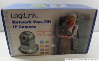 LogiLink Fast Ethernet IP Kamera Pan Tilt Netzwer kamera Top