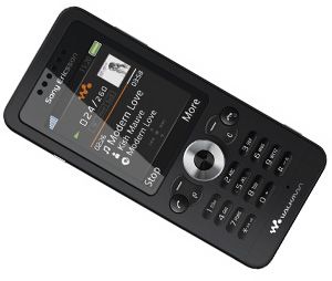 Sony Ericsson Midnight Black W302 Handy: Elektronik