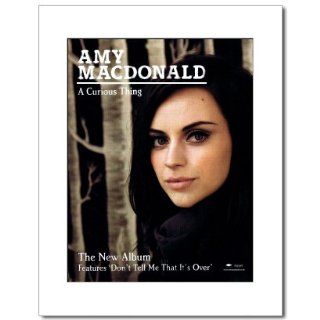 AMY MACDONALD A Curious Thing 406x305mm Matted Music Print/Mini Poster