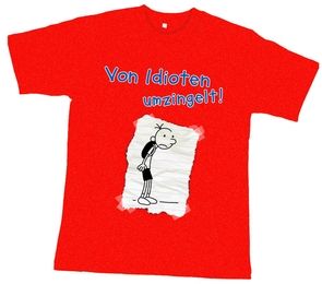 Gregs T Shirt Von Idioten umzingelt   Jeff Kinney