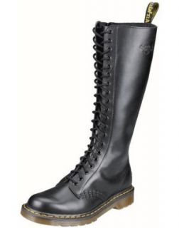 Dr. Martens 20 eye Leather Boots (B1B60Z) Black: Schuhe