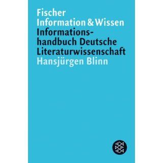 Informationshandbuch Deutsche Literaturwissenschaft.: 