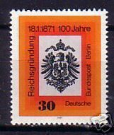Berlin Nr. 385 ** 100 Jahre Reichsgründung