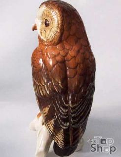 Waldkauz  Owl / KARL ENS Porzellan  Thuringia Porcelain figure 399