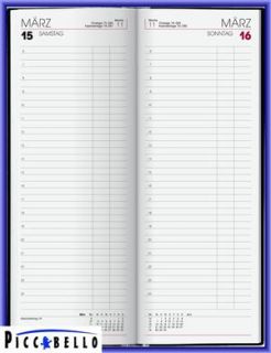 BRUNNEN Vormerkbuch Vormerkkalender 2013 1 Seite   1 Tag Modell 785 02