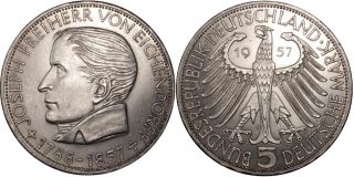 1504/1 Freiherr von Eichendorff 5 Mark 1957