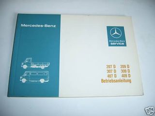 Betriebsanleitung Mercedes TN OM 616 617 207 .. 409 82> Manual!