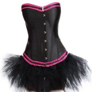Sexy Corsagenkleid Corsage Kleid Petticoat Tutu MIni Rock Korsett