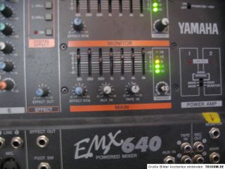 Yamaha EMX 640 Powermixer, 2x 400W
