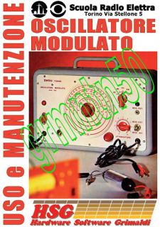manutenzione OSCILLATORE MODULATO Mod. 412 Scuola Radio Elettra