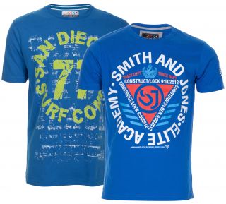Blue Inc Mens Smith and Jones Assorted 2 Colour Pack T Shirt Deal BNWT