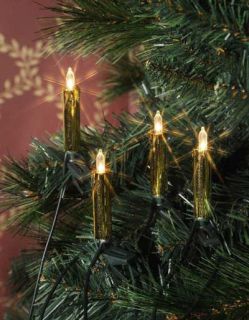 Kerzenkette für Weihnachtsbaum Lichterkette 20 LEDs warmweiß Kerzen