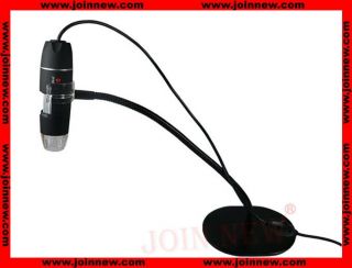 USB Digital Microscope 5X to 500X 2.0MP video & camera with 30cm