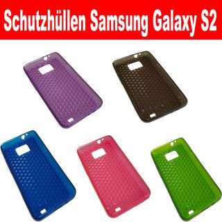 Samsung Galaxy S2 S II i9100   Schutzhülle TPU Case Cover Silikon