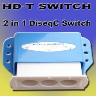 HD T DiseqC Schalter 2 Satelliten 2/1 Diseq Switch HD + 3D Dreambox