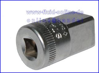 STAHLWILLE 410 Adapter Innen 6,3mm (1/4) auf Aussen 12,5mm (1/2