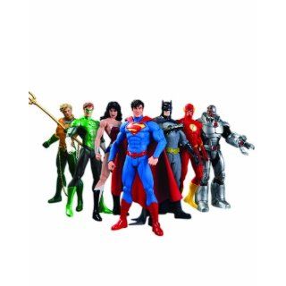 WE CAN BE HEROES NEW 52 JUSTICE LEAGUE 7 PACK 16CM ACTIONFIGUREN BOX