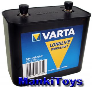VARTA Batterie Work Light 6V 19000mAh ZN/C 430/2 4R25 2 Neu