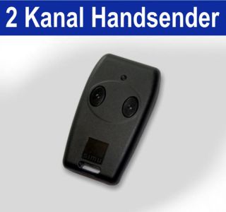 SIMU Handsender 2 Kanal 433MHz kompatibel zu Somfy RTS Funk zB Keytis