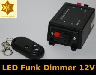 LED Funkdimmer 12V + Fernbedienung Dimmer z.B. für LED Strips